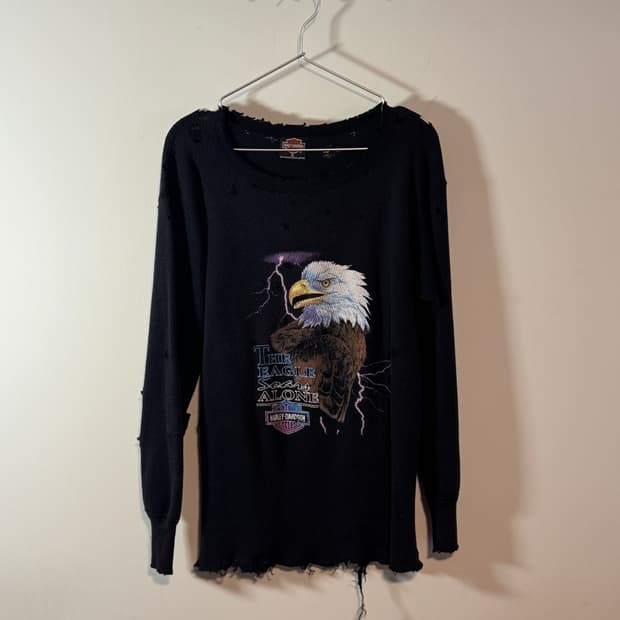 90s harley davidson thermal long sleeve