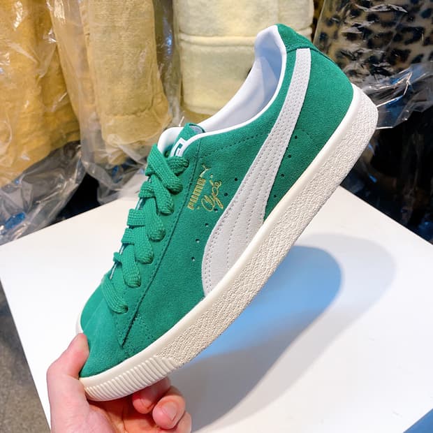 (정품/새상품) 퓨마 남성 그린 클라이드 OG 스니커즈
