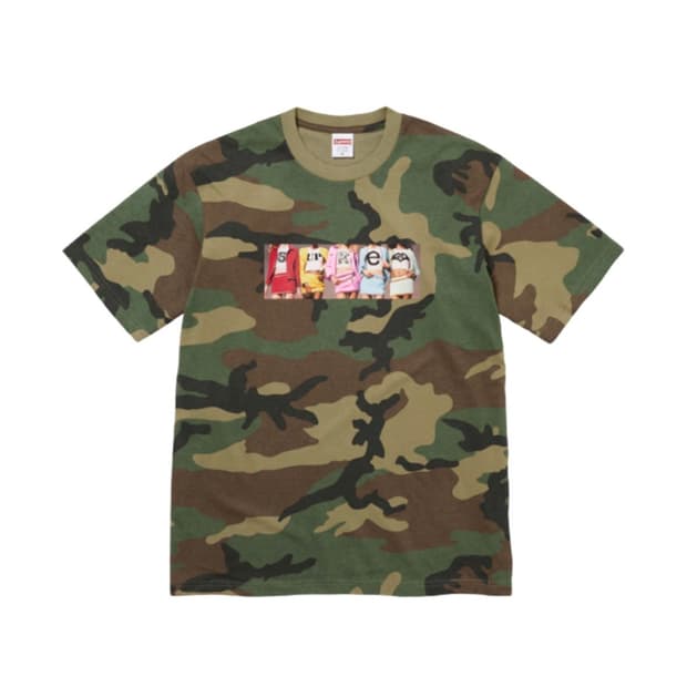 슈프림 카모 반팔 티셔츠