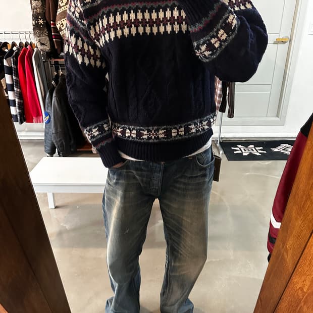 맥그리거 페어아일 빈티지 스웨터 니트