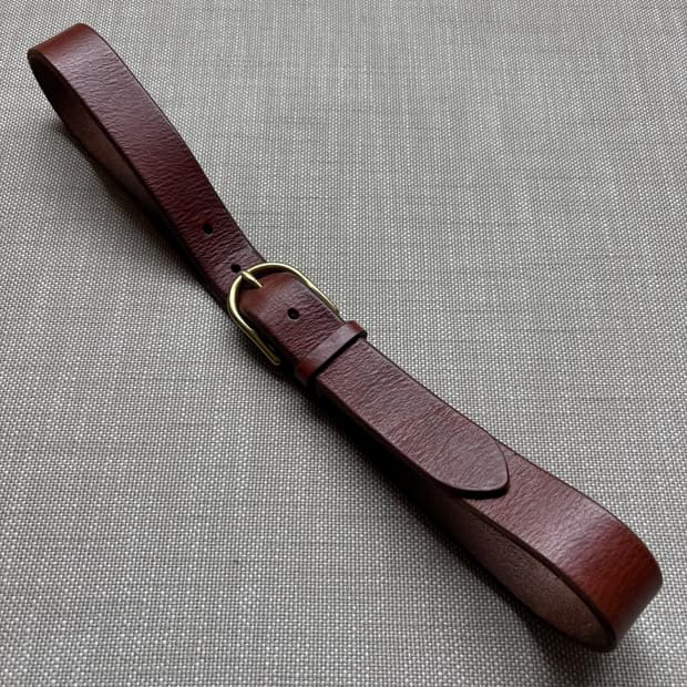 [32] Polo Ralph Lauren WB 레더 솔브 버클 벨트