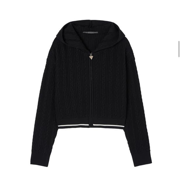 게스 케이블 후디 집업