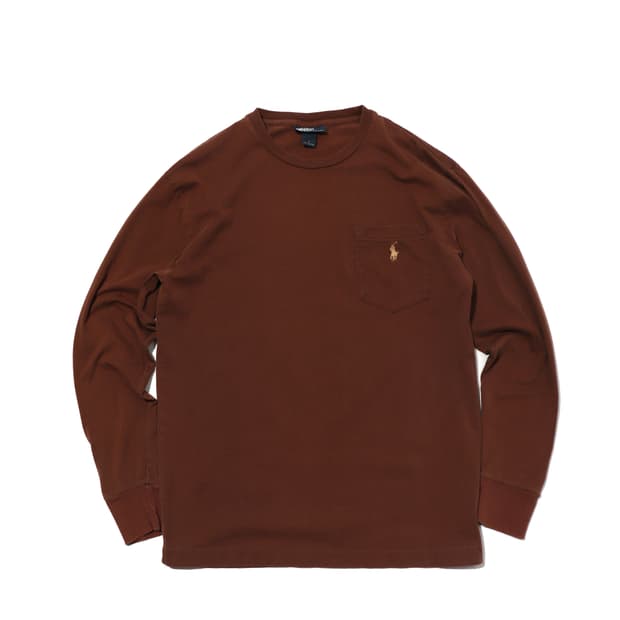 POLO RALPH LAUREN 다크브라운 롱슬리브 women S