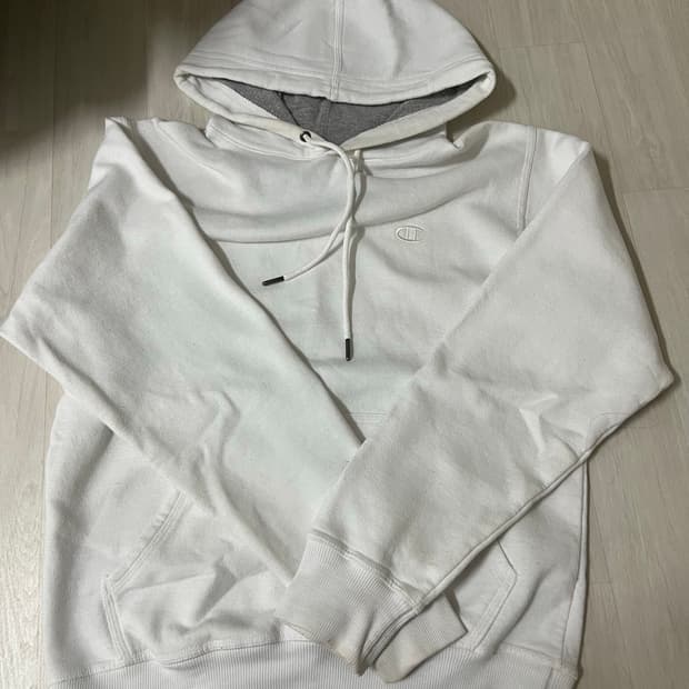 챔피온 흰색 후드티