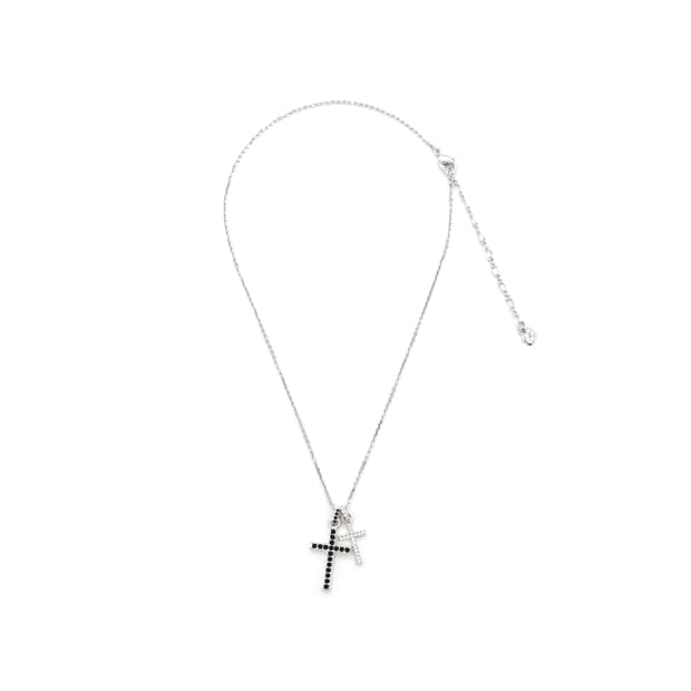 SWAROVSKI  스와로브스키 더블크로스 네클리스 
