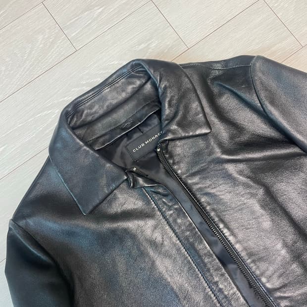 클럽모나코 램스킨 싱글 레더 자켓