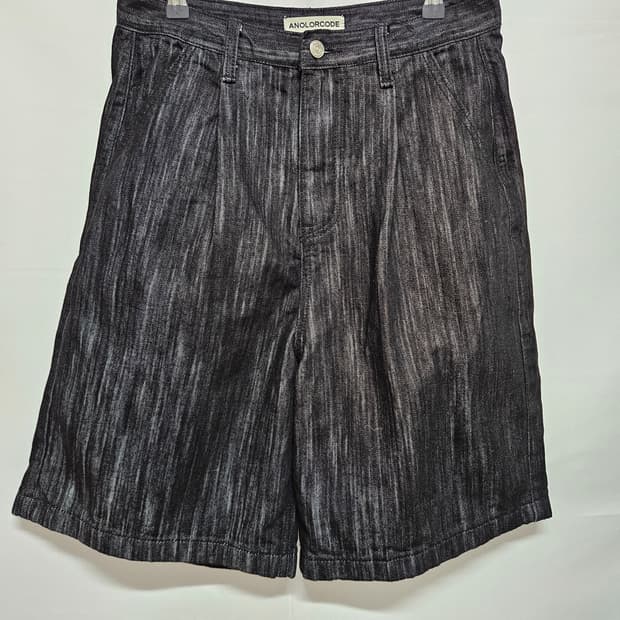 S 어널러코드 데님 하프팬츠