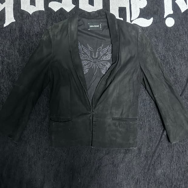 쟈딕앤볼테르 염소 가죽 여성 자켓