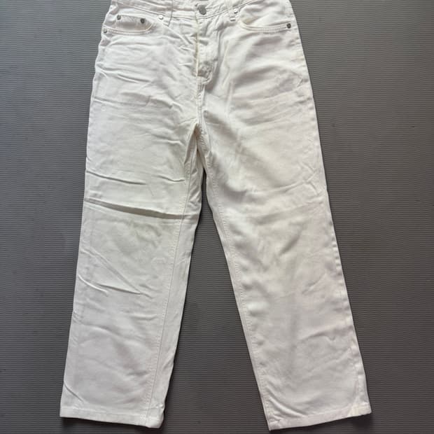 DECET 화이트 데님팬츠 30