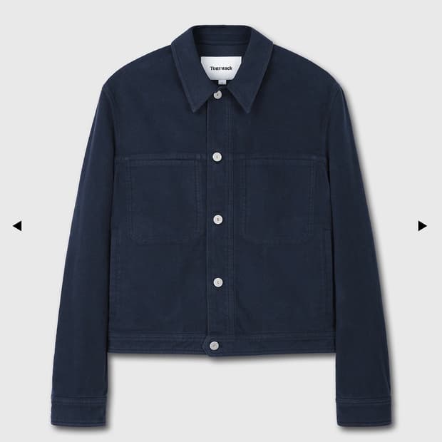 토니웩 몰스킨 트러커 자켓L