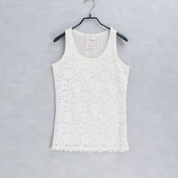 INGNI_ eyelet lace sleeveless