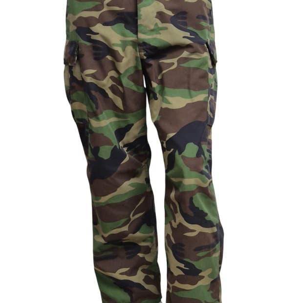 국군 구형 후기형 얼룩무늬 동계 전투복 바지 팬츠 하의 (M)