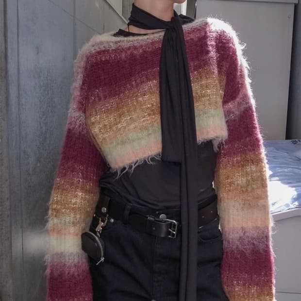 Perverze 크롭 니트