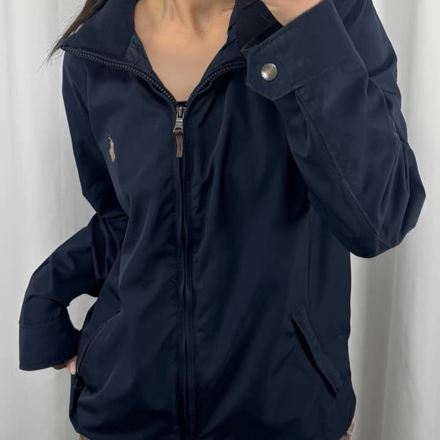 폴로 90s 바람막이 집업 자켓