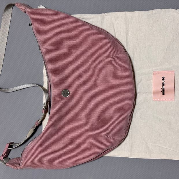 미닛뮤트 클로웨이스트 코듀로이 핑크 라지 L