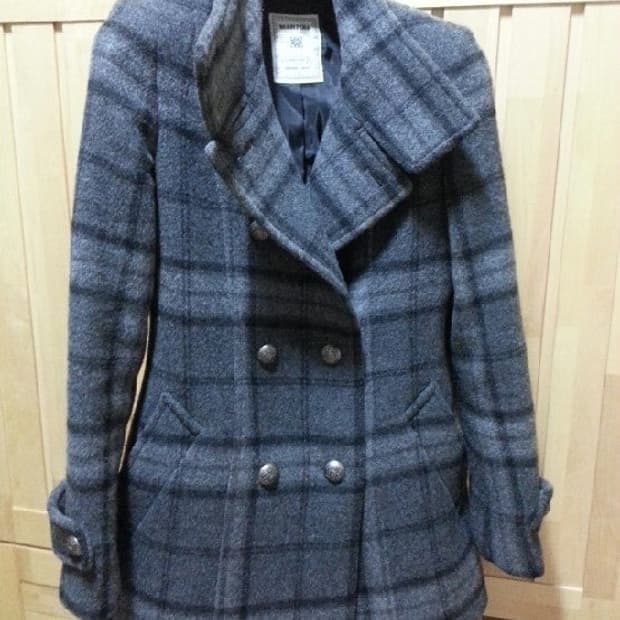 빈폴 여성 체크코트 구해요