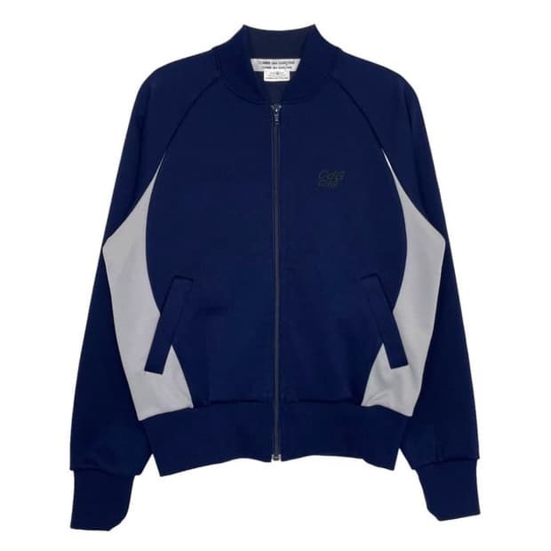 꼼데가르송 cdg 로고 저지 져지 집업 자켓