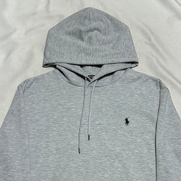 XL 폴로랄프로렌 블랙 포니 그레이 후드티