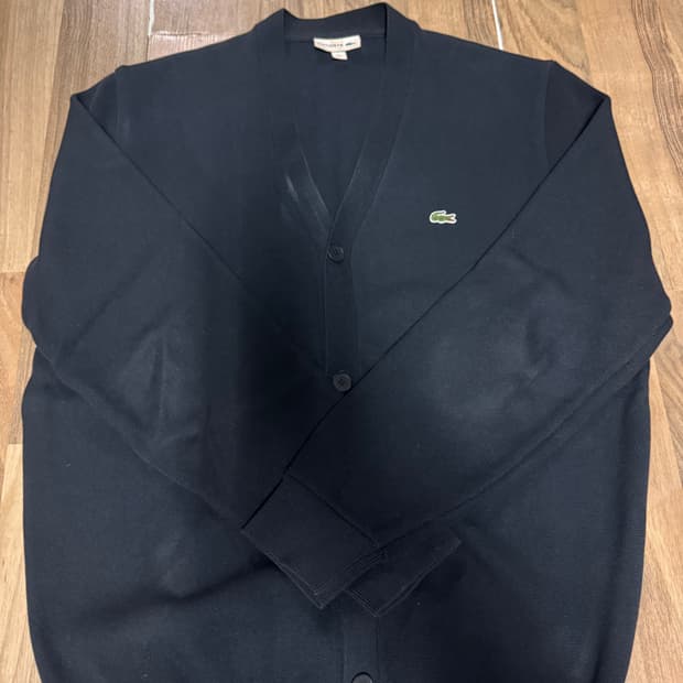 라코스테 가디건 다크네이비 라지 5사이즈