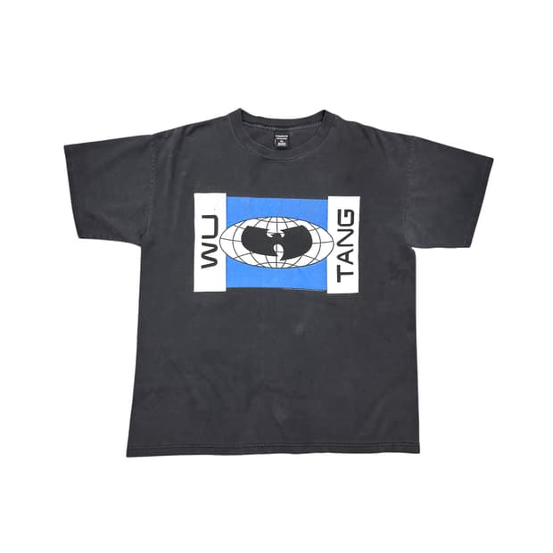 빈티지 90s Wu-Tang Clan 우탱 클랜 힙합 로고 티셔츠