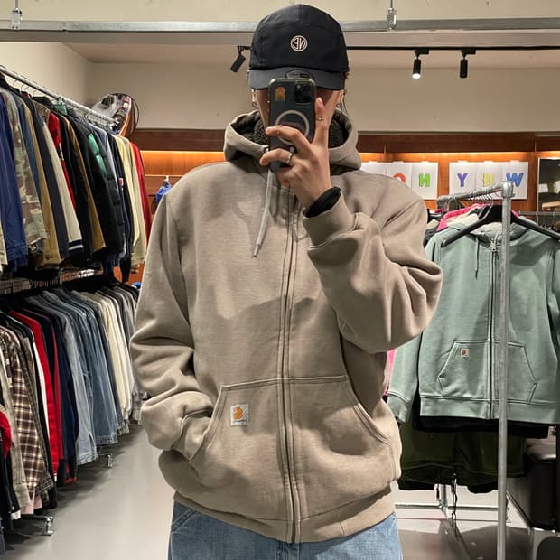 칼하트 쉐르파 후드집업