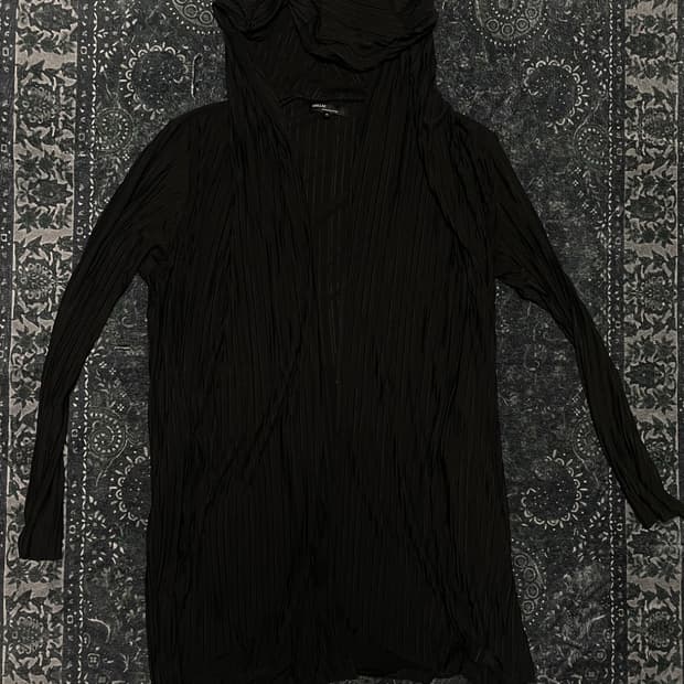 ShellacXsemantic design black cardigan