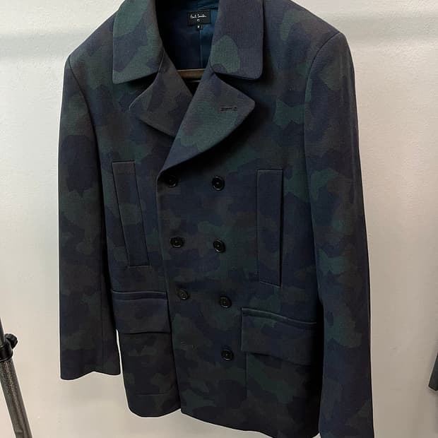 100) 폴스미스 카모플라쥬 피코트 