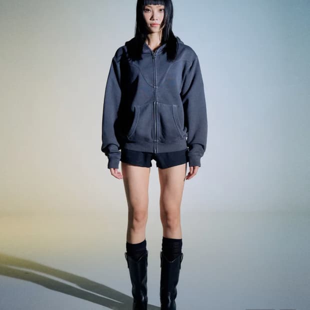 슬로우애시드 후드집업