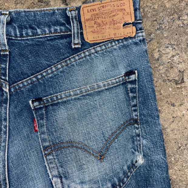 리바이스 503 데님 청바지 33/33