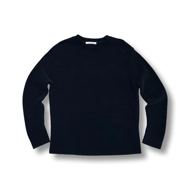 [L] 빔즈 빈티지 블랙 니트