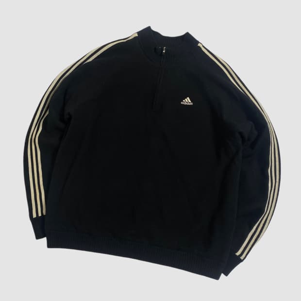 아디다스 반집업 니트