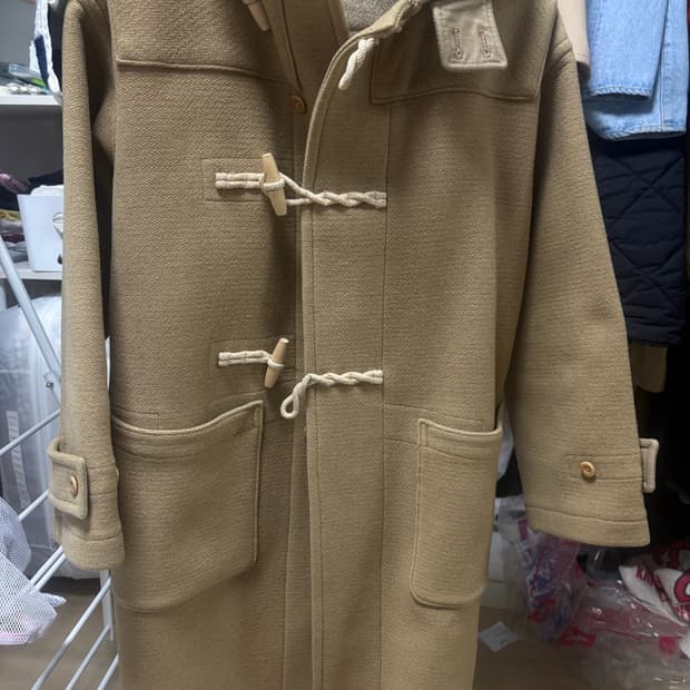 캡틴선샤인 16fw 카멜 더플코트 38