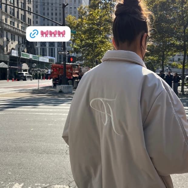 threetimes puffer jacket - pink (m)