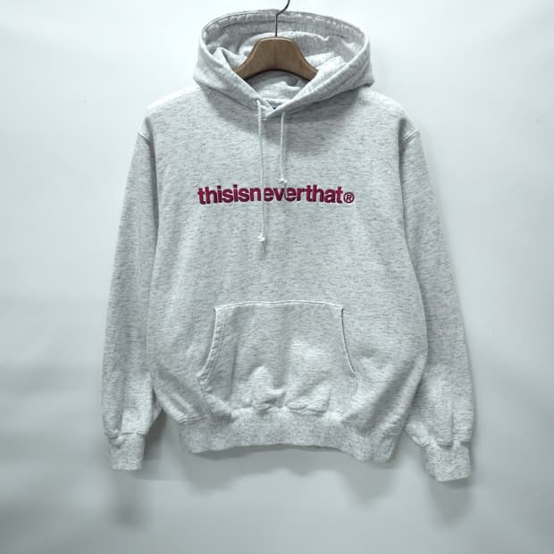 디스이즈네버댓 자수 로고 기모 후드티 (M사이즈)