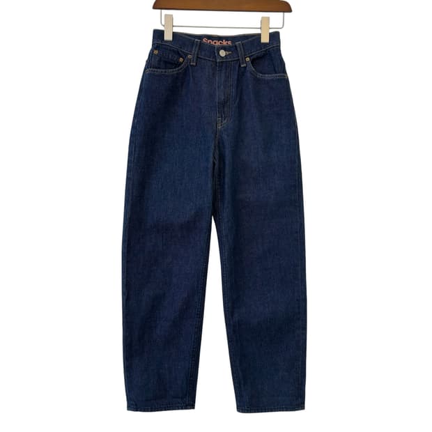 Snacks 하이웨이스트 데님 팬츠 25