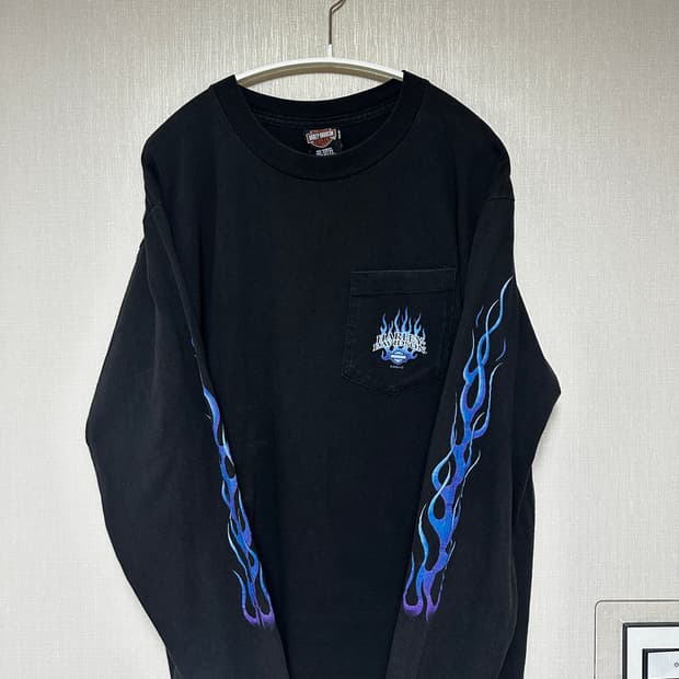 00s 할리 데이비슨 플레임 롱슬리브