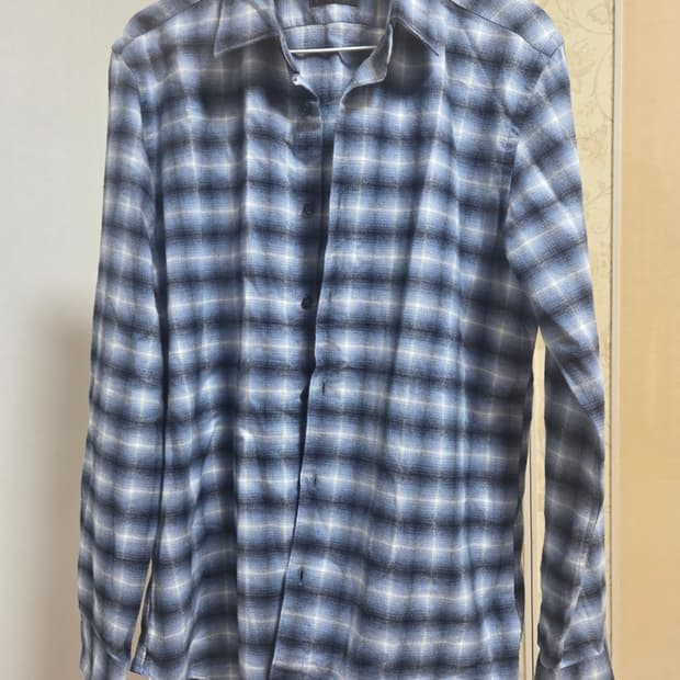 XACUS x 타임 옴므 옴브레 체크셔츠 105