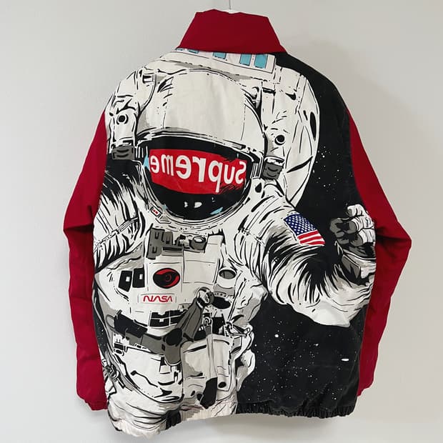 슈프림 16FW 우주인 패딩 퍼피 자켓 레드