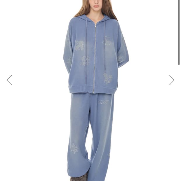 toomuchtax ZODIAC HOTFIX WAFFLE ZIP-UP