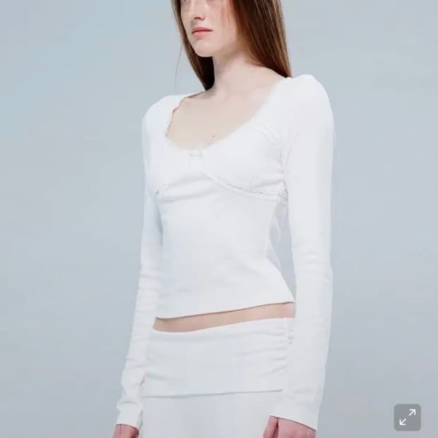 2000아카이브/ 아이보리 슬립웨어탑 (1size)