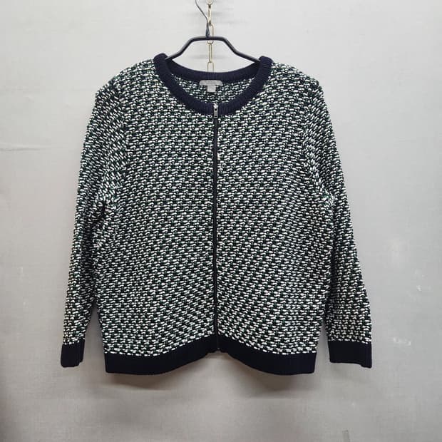 코스 COS 짜임패턴 코튼 가디건 집업 M(M)