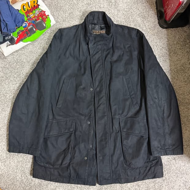 폴스튜어트 후드 모즈 코트