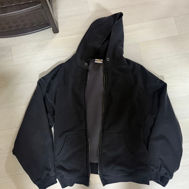 너티새비지 써멀 후드집업 블랙 1