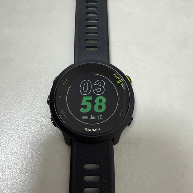 가민 포러너 55 블랙 러닝 시계