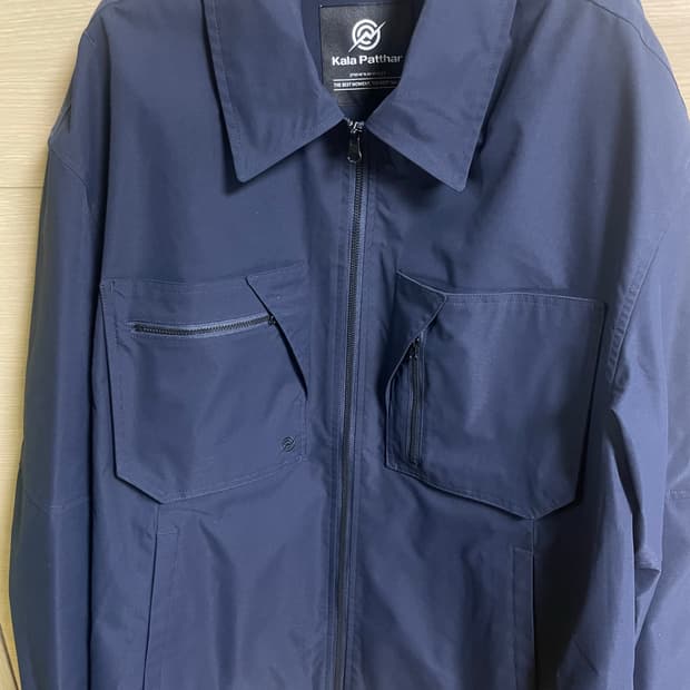 칼라파타르 코튼 나일론 자켓 네이비 L