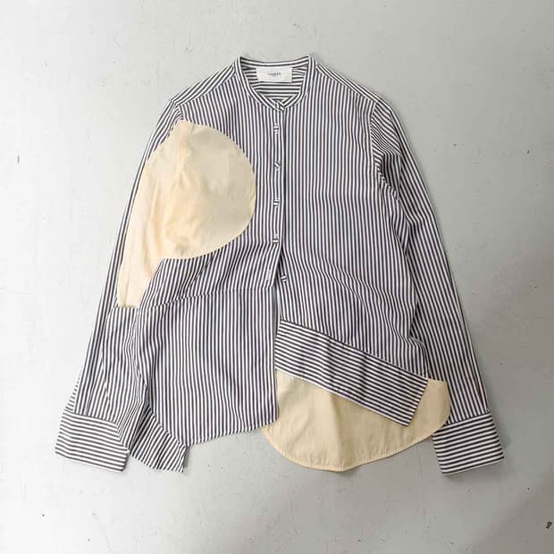 ports 1961 믹스드 패턴 셔츠 