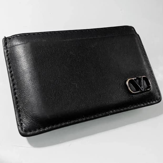 [정품]VALENTINO 발렌티노 송아지가죽 V로고 카드지갑