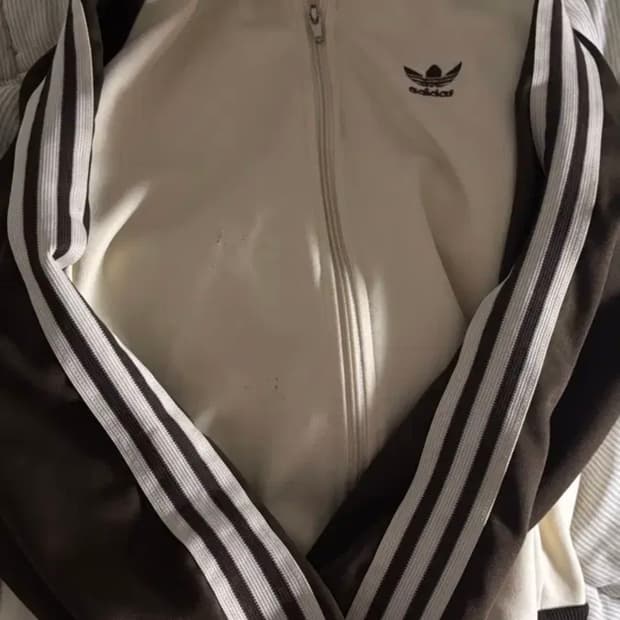 아디다스 80s 서독제 크림 브라운 져지