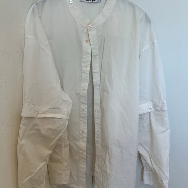 살라얀 Chalayan 화이트 셔츠 (Hussein Chalayan)