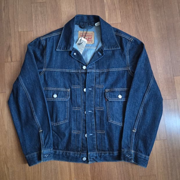 리바이스 타입2 트러커 자켓 미디엄 인디고 M사이즈